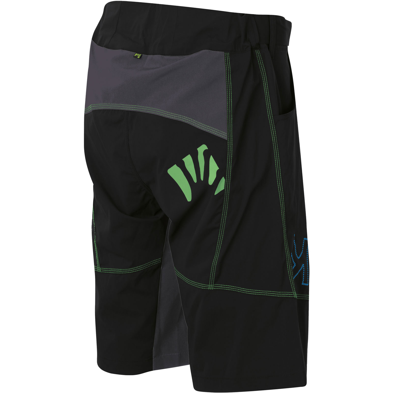 Karpos Ballistic Evo Short Blackdark Greygreen Fluo