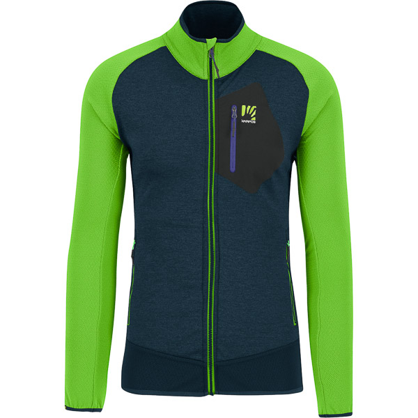 Karpos Odle Fleece Midnight/Green Flash