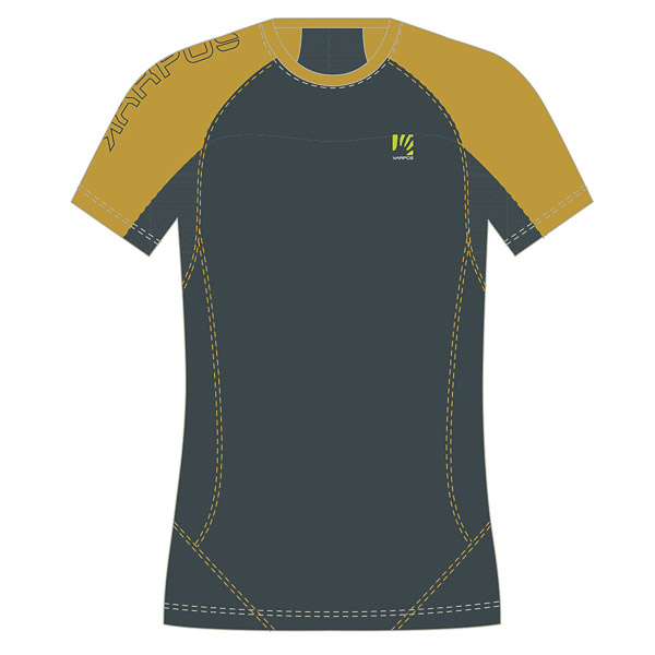 Karpos Lavaredo Jersey Dark Slate/Lemon Curry