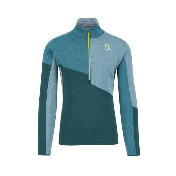 Karpos Federa Half-Zip Fleece Forest/Balsam/North Atlantic