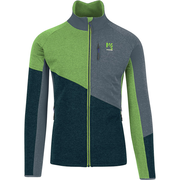 Karpos Federa Full-Zip Fleece Midnight/Green Flash/Dark Slat