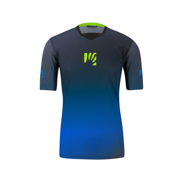 Karpos Val Di Dentro Tee Black/Indigo B./Green Fluo