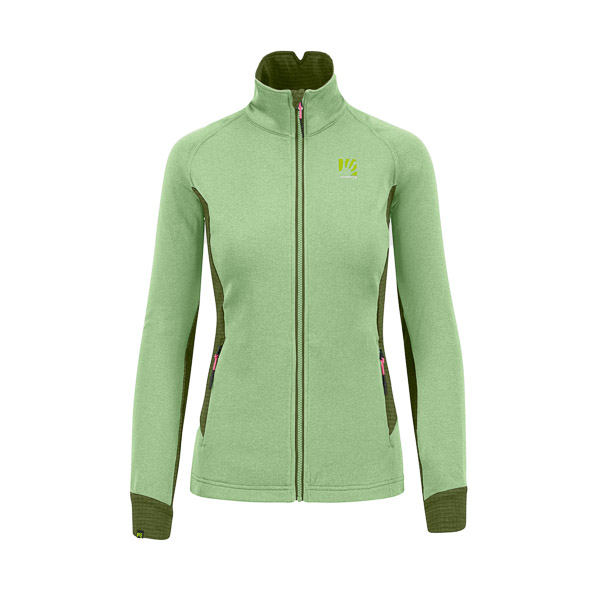 KARPOS PIZZOCCO EVO W FULL-ZIP FLEECE ARCADIAN/CEDAR GREEN