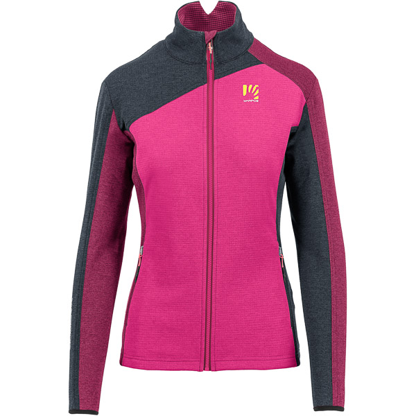 KARPOS FEDERA FULL-ZIP W FLEECE CABARET/RASPBERRY R./INDIA INK