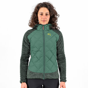 KARPOS MARMAROLE W JACKET FROSTY S./JUNGLE GREEN