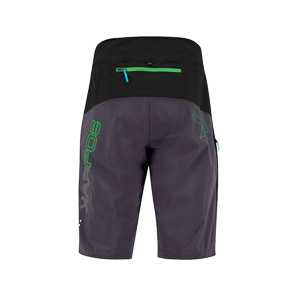 Karpos Rapid Baggy Short Black/Dark Grey/Green Fluo