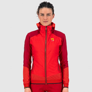 KARPOS ALAGNA PLUS EVO W JACKET POINSETTIA/JESTER RED