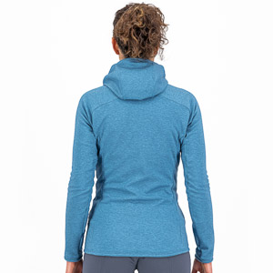 KARPOS MEZZODI HOODIE W FLEECE BLUE ATOLL