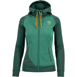 Pramper Zip Hoodie W Fleece Frosty S/jungle Green