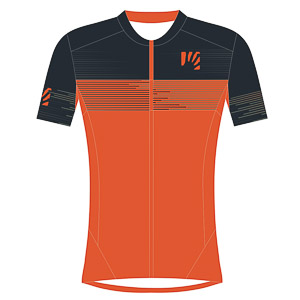 Karpos Green Fire Jersey Tangerine T/Outer Space