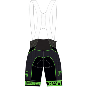 Karpos Verve Evo Bibshort Dark Grey/Black/Green Fluo