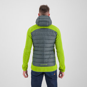 KARPOS MARMAROLE TECH JACKET DARK SLATE/LIME GREEN