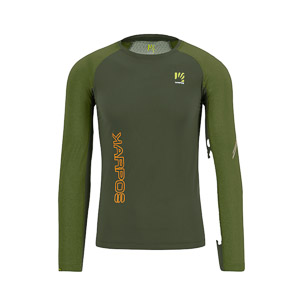 Karpos Lavaredo Jersey LS Rifle Green/Cedar Green