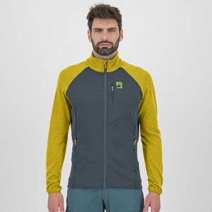 Karpos Pizzocco Evo Full-Zip Fleece Dark Slate/Lemon Curry