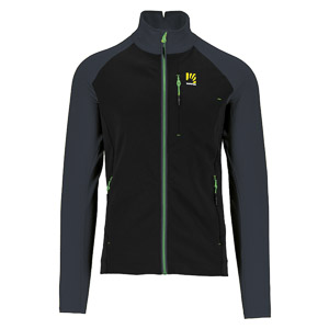 Karpos Pizzocco Evo Full-Zip Fleece Black/Ombre Blue/Jasmine Green