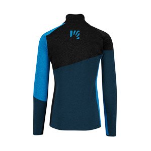 Karpos Federa Half-Zip Fleece Midnight/Black/Diva Blue