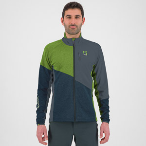 Karpos Federa Full-Zip Fleece Midnight/Green Flash/Dark Slat