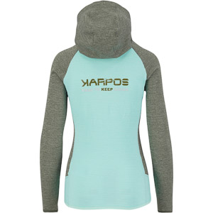 Karpos Camoscio W Hoodie Aqua Ski/Thyme