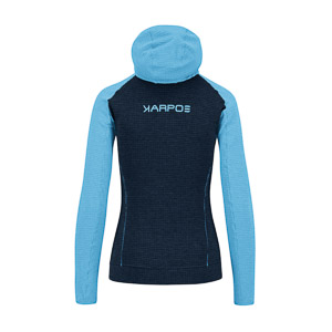 Karpos Ambrizzola W Full-Zip Hoodie Sky Captain/Blue Atoll