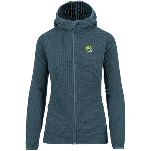 Rocchetta W Hoodie Fleece Dark Slate