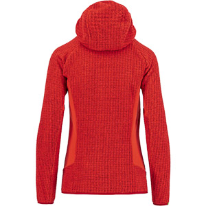 KARPOS ROCCHETTA W HOODIE FLEECE POINSETTIA