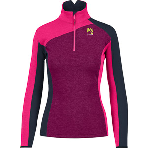 Karpos Federa Half-Zip W Fleece Boysenberry/Pink/Vulcan