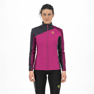 KARPOS FEDERA FULL-ZIP W FLEECE CABARET/RASPBERRY R./INDIA INK