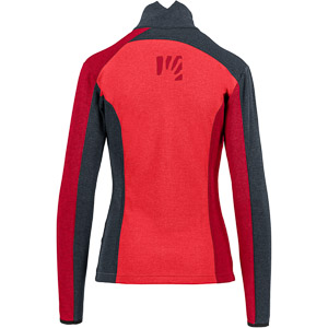 KARPOS FEDERA FULL-ZIP W FLEECE POINSETTIA/INDIA INK/JESTER RE