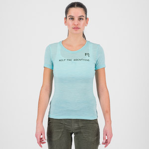 Karpos Vanoi Merino W T-Shirt Aqua Ski