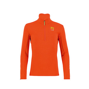 Karpos Pizzocco Kid Half-Zip Fleece Spicy Orange