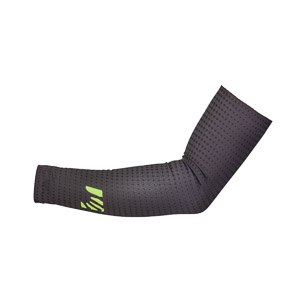 Lavaredo Plus Arm Warmers Black/Green Fluo