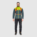 KARPOS LYSKAMM EVO JACKET DARK SLATE/LIME GREEN