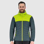 KARPOS LYSKAMM EVO JACKET DARK SLATE/LIME GREEN