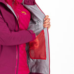 KARPOS STORM EVO W JACKET RASPBERRY R./CABARET