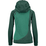 KARPOS PRAMPER ZIP HOODIE W FLEECE FROSTY S/JUNGLE GREEN