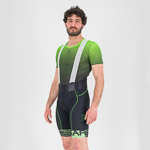 Karpos Verve Evo Bibshort Dark Grey/Black/Green Fluo