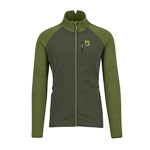 KARPOS PIZZOCCO EVO FULL-ZIP FLEECE RIFLE GREEN/CEDAR GREEN