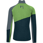 Karpos Federa Full-Zip Fleece Midnight/Green Flash/Dark Slat