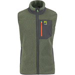 Karpos 80’S Fleece Vest Thyme/Black Sand