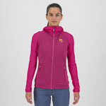 Karpos Ambrizzola W Full-Zip Hoodie Cherries Jubilee/Innuendo