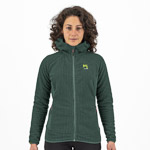 KARPOS ROCCHETTA W HOODIE FLEECE JUNGLE GREEN