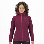 KARPOS ROCCHETTA W HOODIE FLEECE RASPBERRY R.