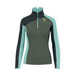 Karpos Federa Half-Zip W Fleece Thyme/Black Sand/Aqua Ski