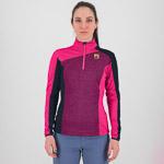 Karpos Federa Half-Zip W Fleece Boysenberry/Pink/Vulcan