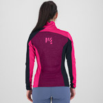 Karpos Federa Half-Zip W Fleece Boysenberry/Pink/Vulcan