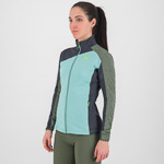 Karpos Federa Full-Zip W Fleece Aqua Ski/Black Sand/Thyme