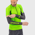 Karpos Lavaredo Plus Arm Warmers Black/Green Fluo