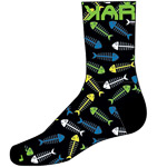 Karpos Green Fire Socks Black/Green F/Yellow F/White